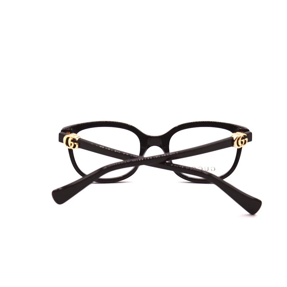 NEW GUCCI GG1075O 001 BLACK AUTHENTIC EYEGLASSES FRAME RX 48-19 - Picture 8 of 12